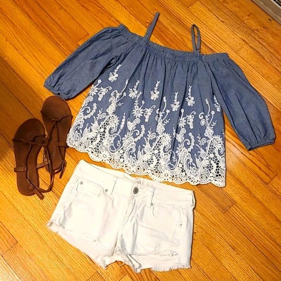 A. Byer Tops - A.Byer off the shoulder top